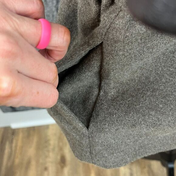 Agnona Cashmere Silk Leather Cardigan Jacket Women's 46 Brown Made In Italy NWOT - Picture 9 of 15